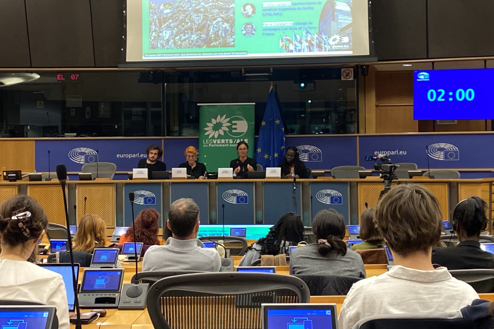 Irene Lanyero inn Europees Parlement