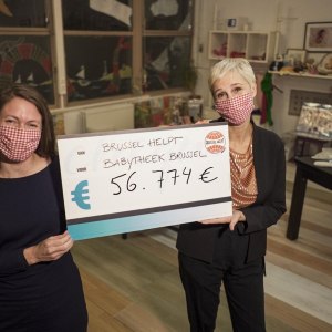 Brussel Helpt haalt 56.774 euro op voor Babytheek Brussel